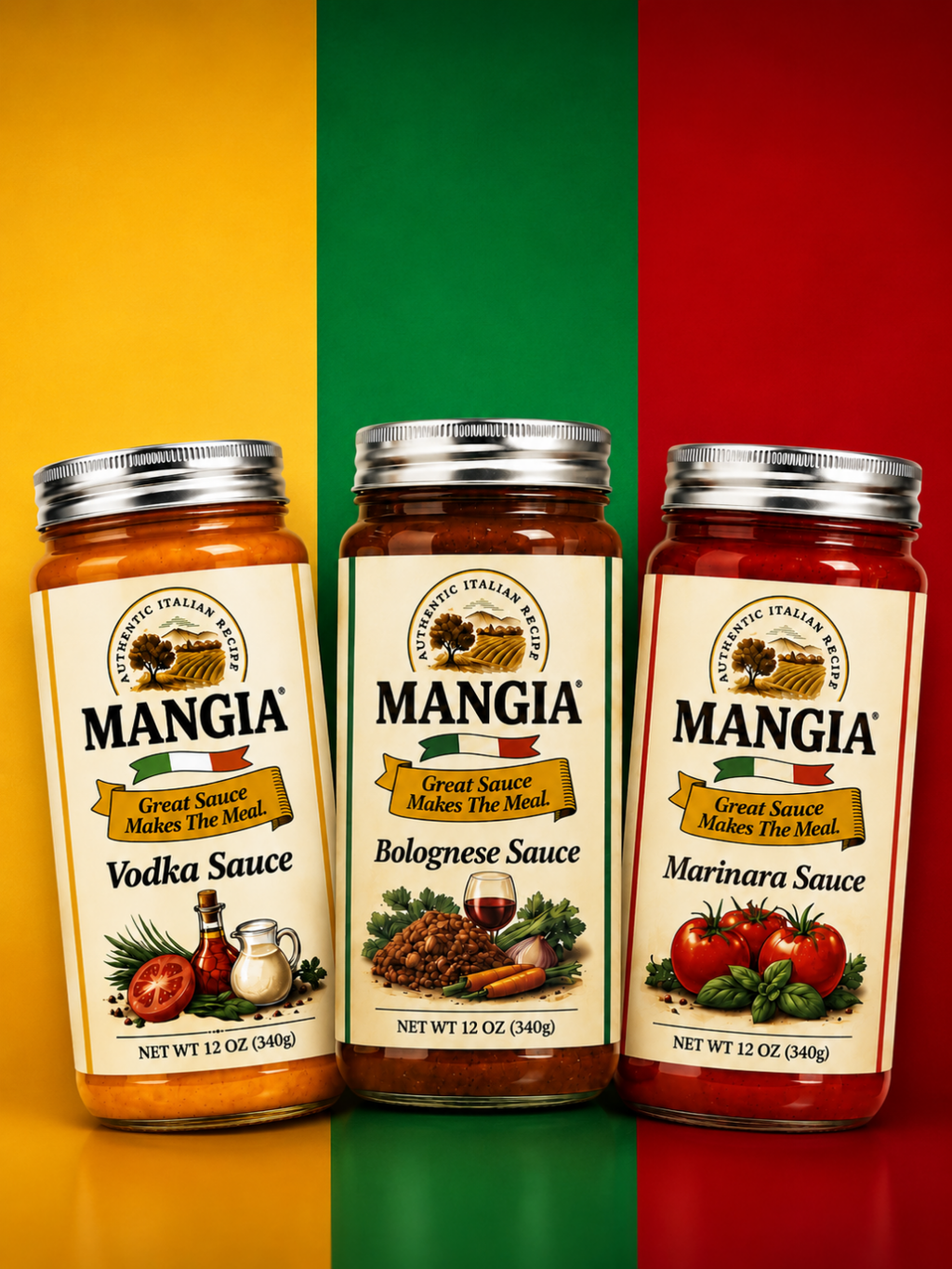 Mangia Trio Bundle (3 × 12 oz)